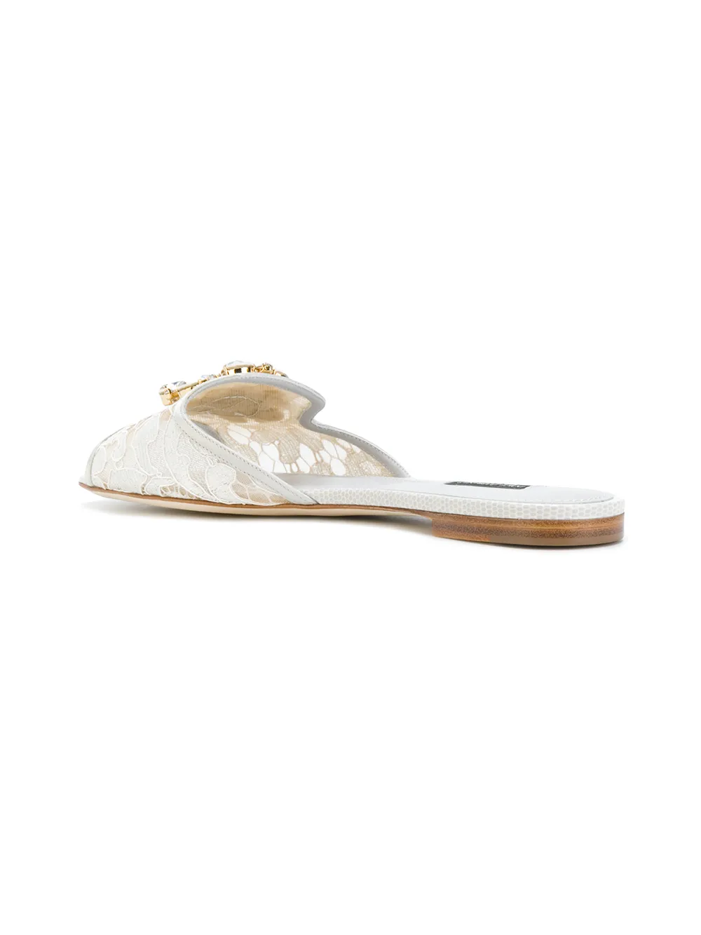 Women Dolce & Gabbana Bianca Flat Sandals 5 Women Dolce & Gabbana Bianca Flat Sandals - Image 3