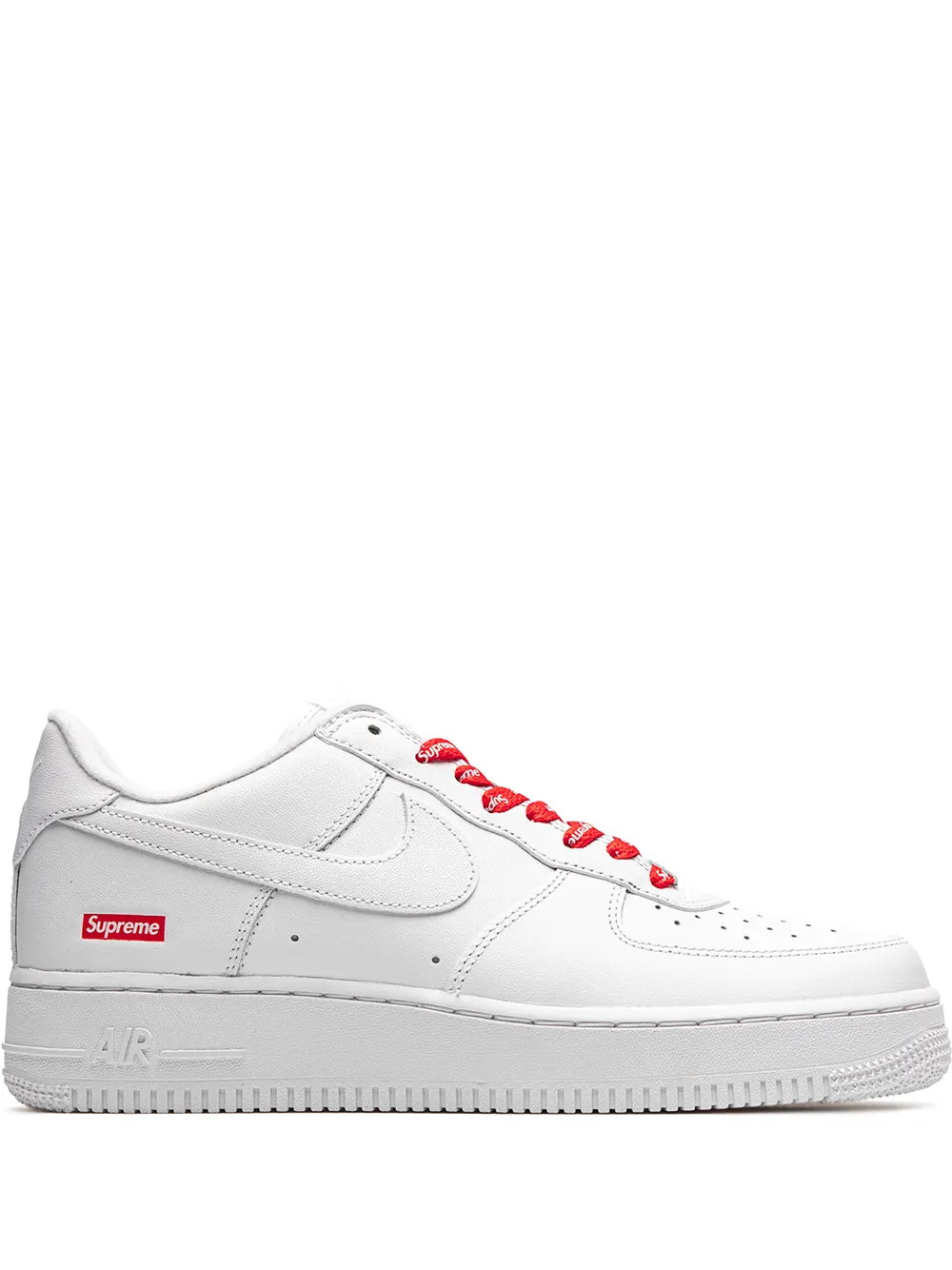 Women Nike X Supreme Air Force 1 Low "Mini Box Logo White" Sneakers 3 Women Nike X Supreme Air Force 1 Low "Mini Box Logo White" Sneakers