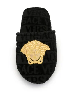 Women Versace Medusa Terricloth Slippers -Nike || Ugg || Gucci Shoes Shop 15458273 27664794 1000