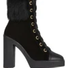 Women Giuseppe Zanotti Fur-shearling Trim Boots -Nike || Ugg || Gucci Shoes Shop 15778240 29272895 1000
