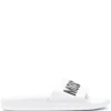 Women Moschino Logo-print Slide Sandals -Nike || Ugg || Gucci Shoes Shop 16245290 30953778 1000