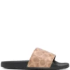 Women Coach Monogram-print Pool Slides -Nike || Ugg || Gucci Shoes Shop 16252596 32312256 1000
