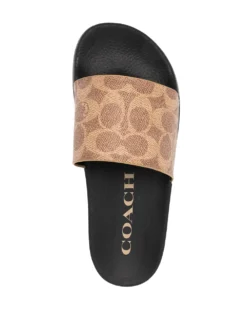 Women Coach Monogram-print Pool Slides 9 Women Coach Monogram-print Pool Slides -Nike || Ugg || Gucci Shoes Shop 16252596 32313456 1000