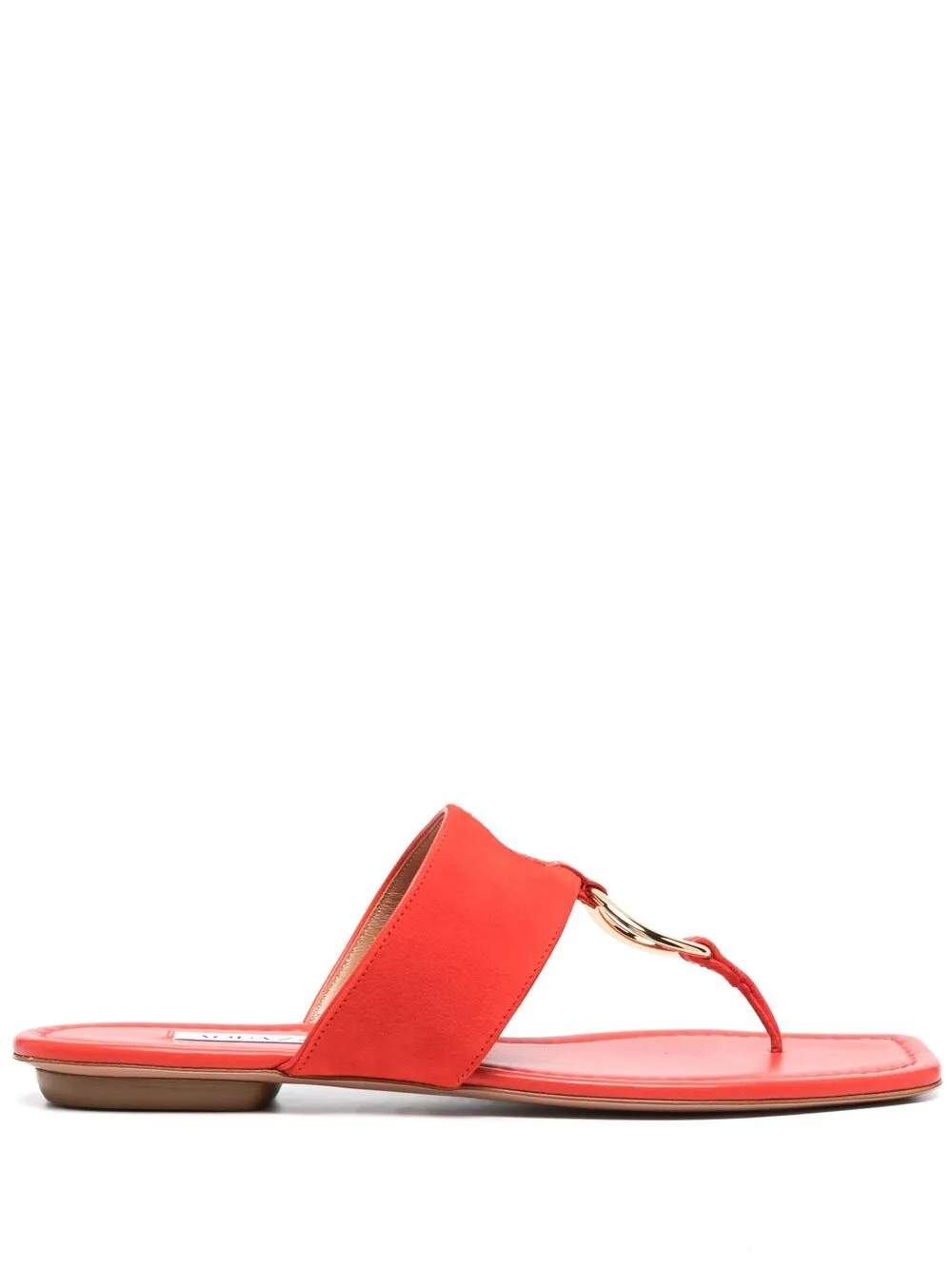 Women Aquazzura O-ring Detail Flat Sandals 3 Women Aquazzura O-ring Detail Flat Sandals