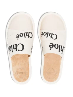 Women Chloé Woody Logo Tape Slippers 9 Women Chloé Woody Logo Tape Slippers -Nike || Ugg || Gucci Shoes Shop 16754594 34815487 1000