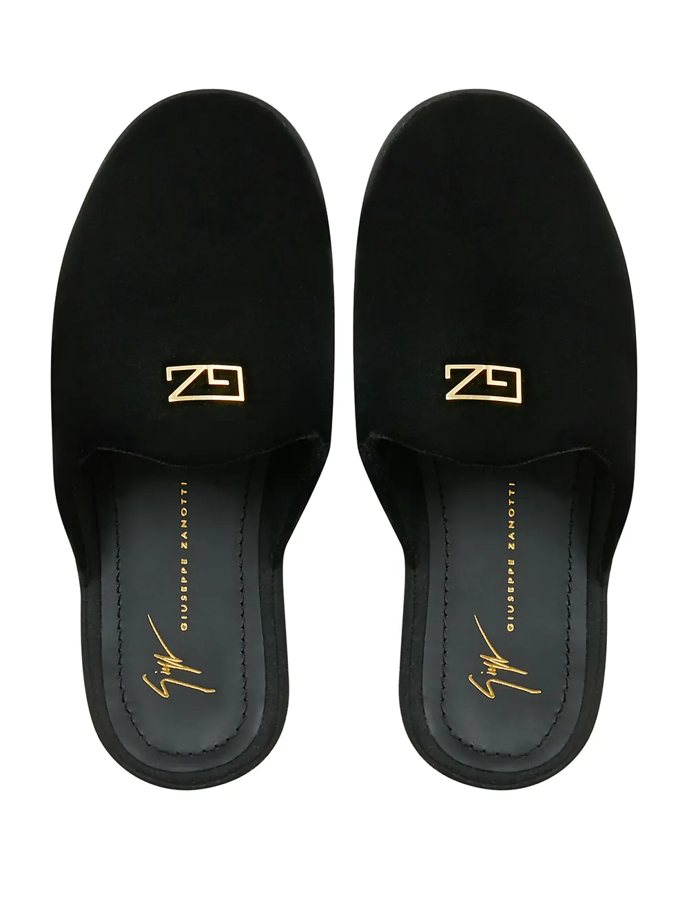 Women Giuseppe Zanotti Domitille Velvet Slippers 6 Women Giuseppe Zanotti Domitille Velvet Slippers - Image 4