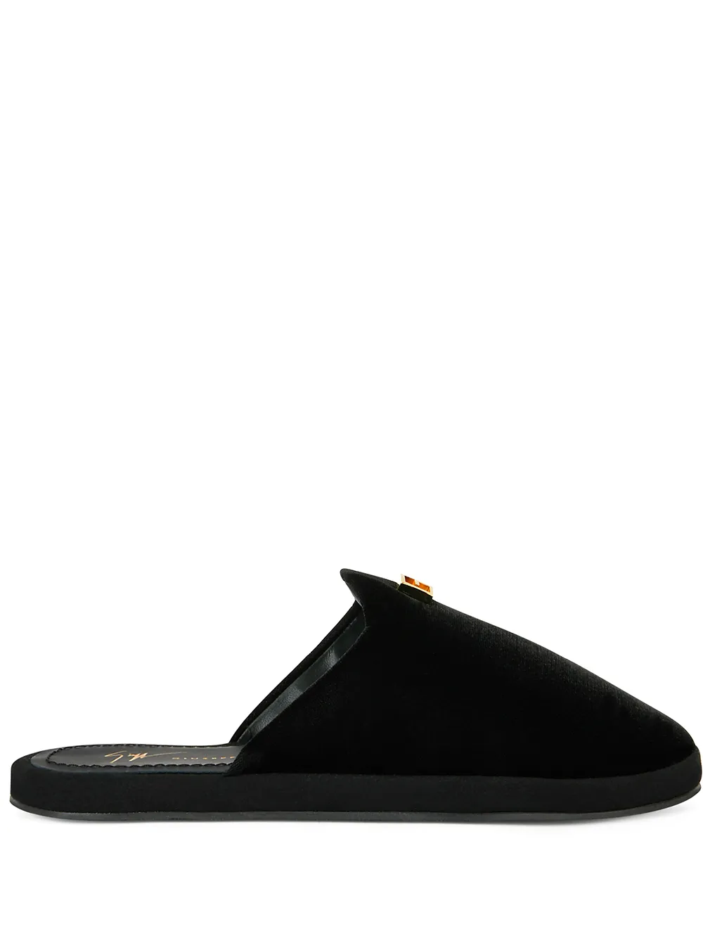 Women Giuseppe Zanotti Domitille Velvet Slippers 3 Women Giuseppe Zanotti Domitille Velvet Slippers