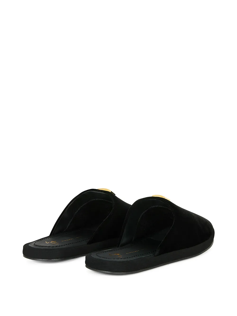 Women Giuseppe Zanotti Domitille Velvet Slippers 5 Women Giuseppe Zanotti Domitille Velvet Slippers - Image 3