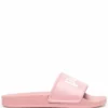 Women Palm Angels Logo-print Flat Slides 2 Women Palm Angels Logo-print Flat Slides -Nike || Ugg || Gucci Shoes Shop 16864630 34902518 1000