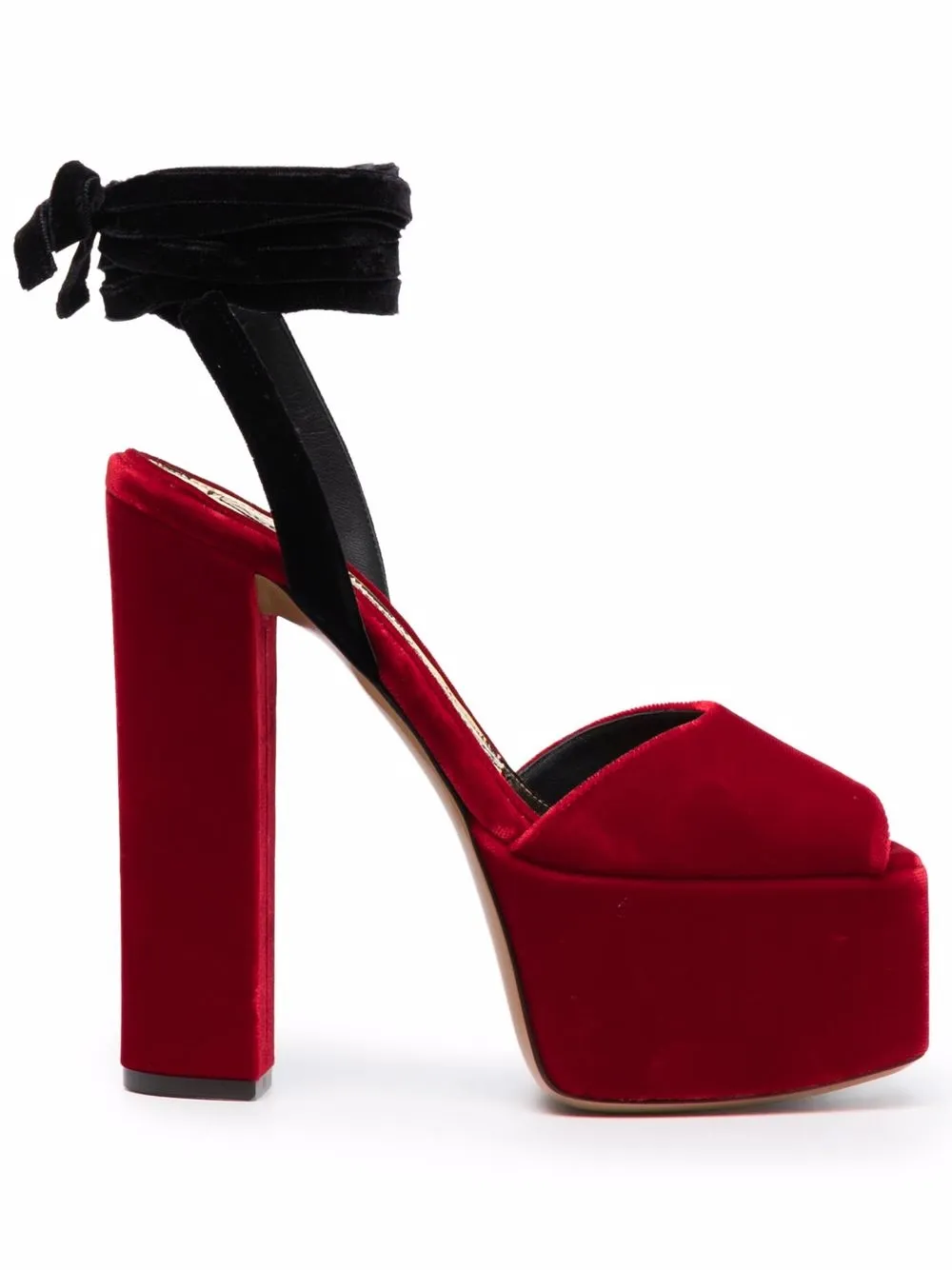 Women Alexandre Vauthier 170mm Velvet Sandals 3 Women Alexandre Vauthier 170mm Velvet Sandals