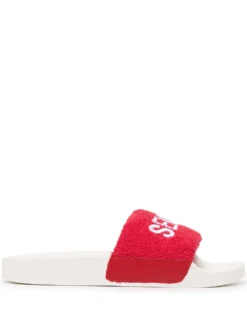 Women Senso Elly Logo-embroidered Slides