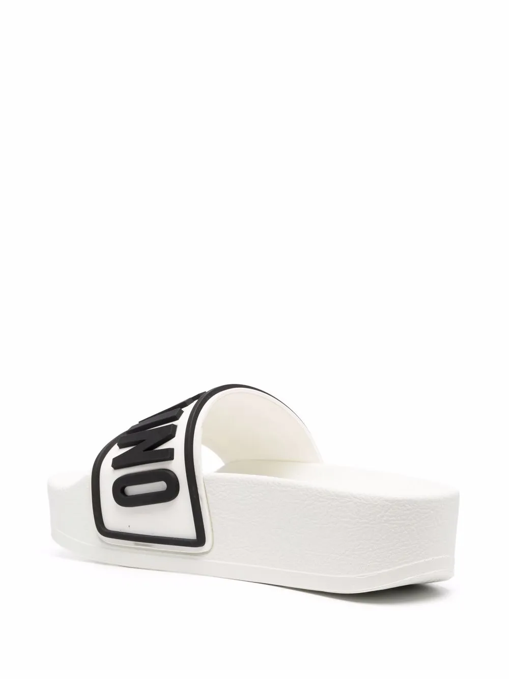 Women Moschino Logo Embossed Platform Slides 5 Women Moschino Logo Embossed Platform Slides - Image 3
