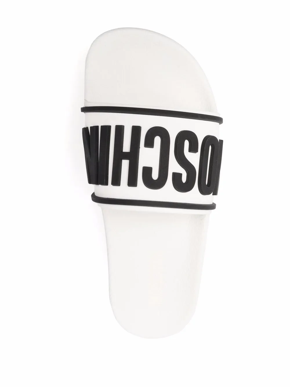 Women Moschino Logo Embossed Platform Slides 6 Women Moschino Logo Embossed Platform Slides - Image 4