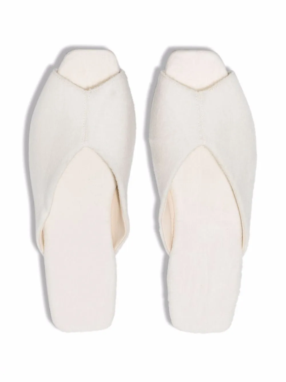 Women Deiji Studios Open-toe Wool Slippers 6 Women Deiji Studios Open-toe Wool Slippers - Image 4