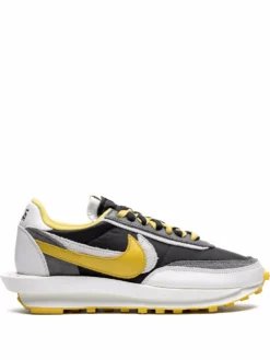Women Nike X Sacai X Undercover LDWaffle "Bright Citron" Sneakers