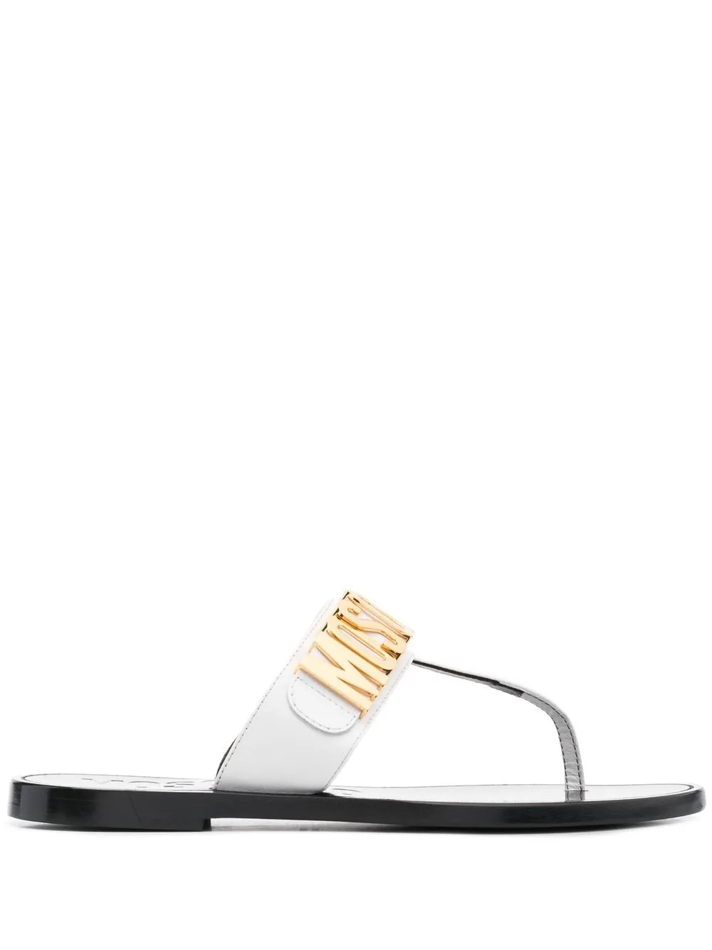 Women Moschino Logo-lettering Flip-flops 3 Women Moschino Logo-lettering Flip-flops