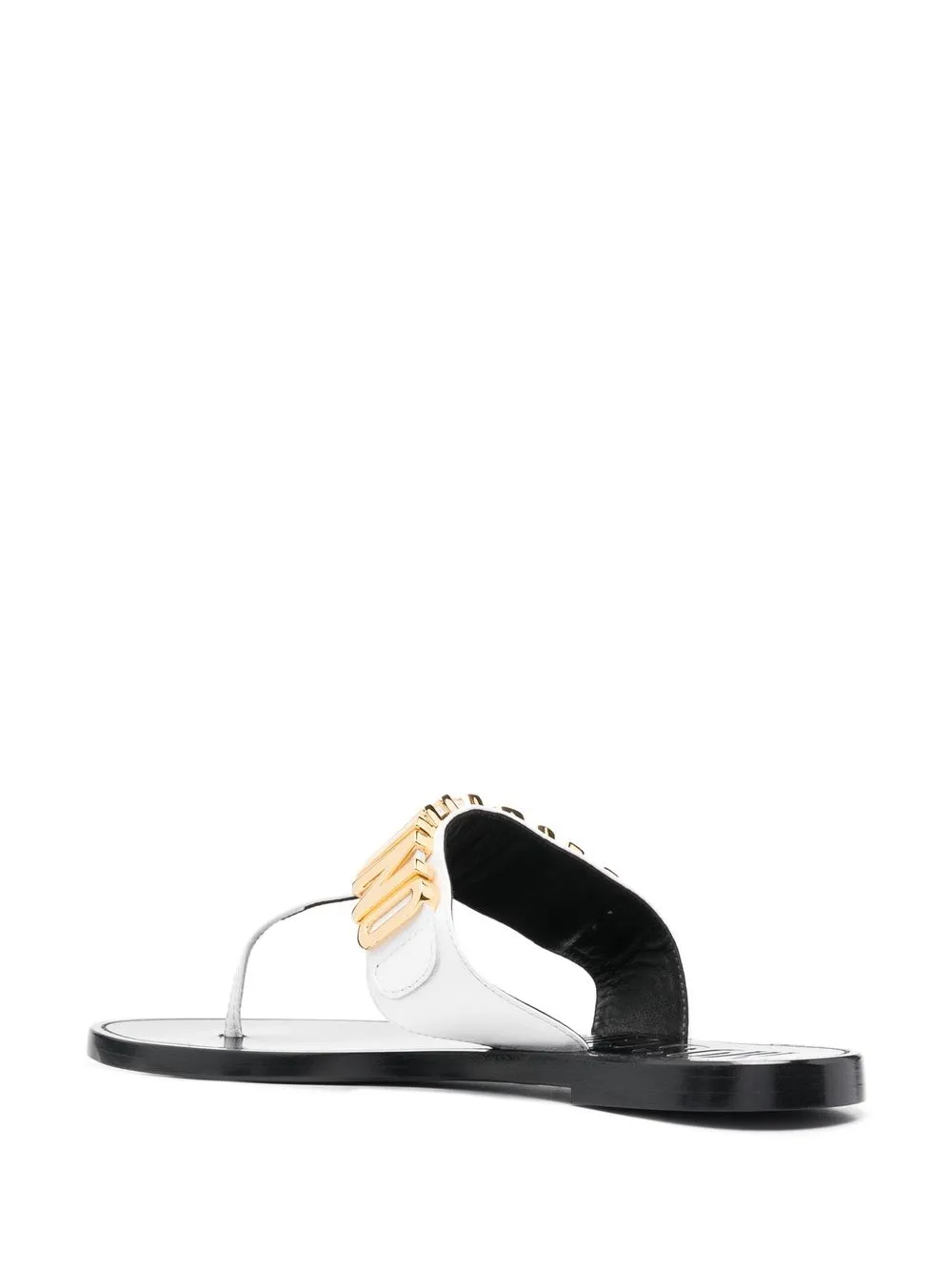 Women Moschino Logo-lettering Flip-flops 5 Women Moschino Logo-lettering Flip-flops - Image 3