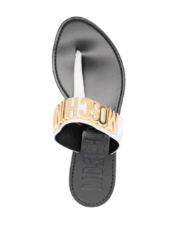 Women Moschino Logo-lettering Flip-flops 9 Women Moschino Logo-lettering Flip-flops -Nike || Ugg || Gucci Shoes Shop 17772280 39240611 1000