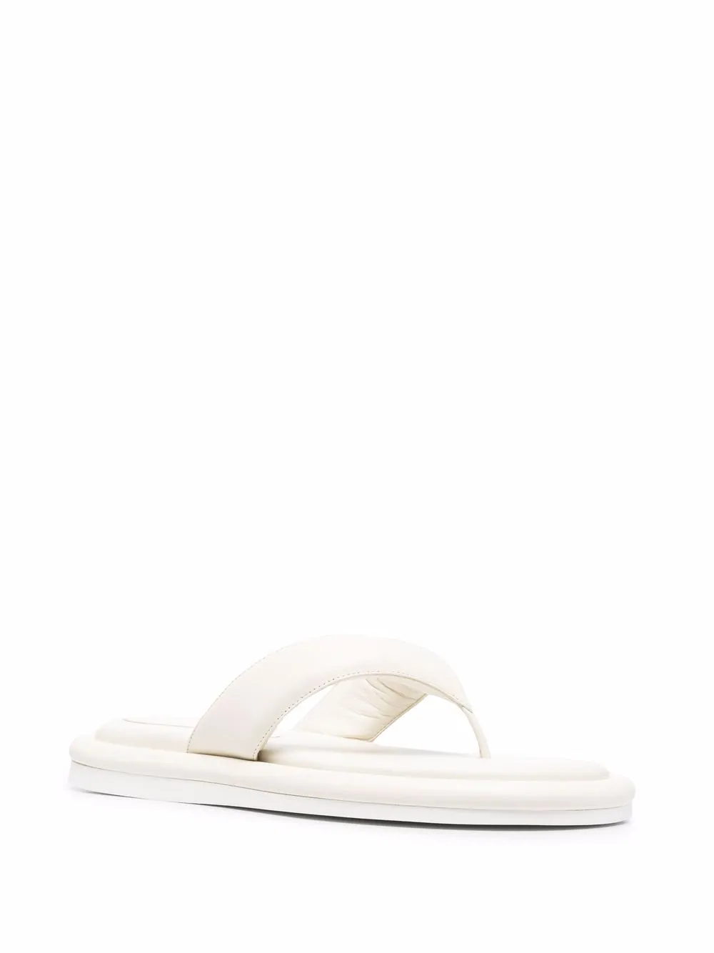 Women GIABORGHINI Padded Leather Flip-flops 4 Women GIABORGHINI Padded Leather Flip-flops - Image 2