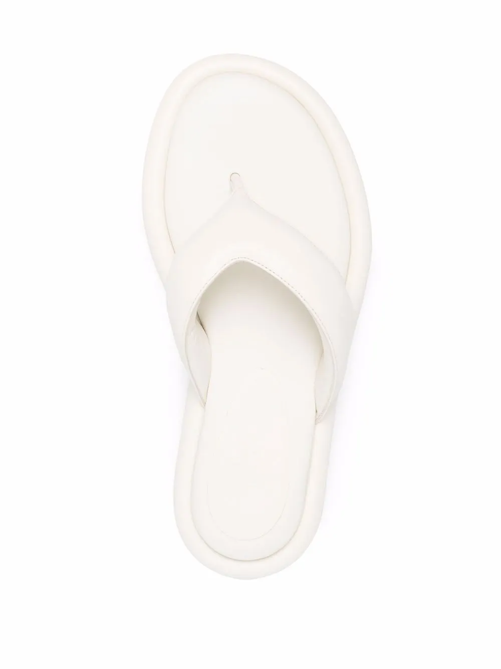 Women GIABORGHINI Padded Leather Flip-flops 6 Women GIABORGHINI Padded Leather Flip-flops - Image 4