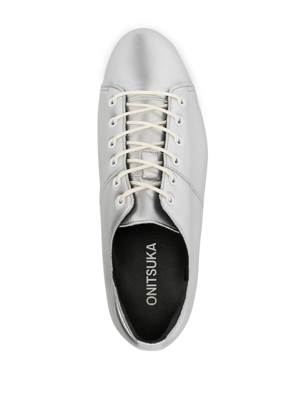 Women Onitsuka Tiger Metallic Lace-up Leather Shoes 6 Women Onitsuka Tiger Metallic Lace-up Leather Shoes - Image 4