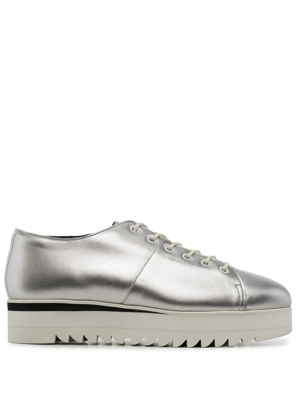 Women Onitsuka Tiger Metallic Lace-up Leather Shoes 3 Women Onitsuka Tiger Metallic Lace-up Leather Shoes