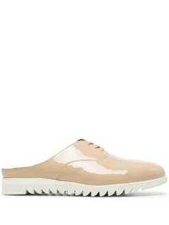 Women Onitsuka Tiger Oxford-style Leather Slippers