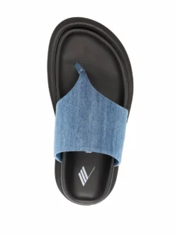 Women The Attico Flatform Denim Slides -Nike || Ugg || Gucci Shoes Shop 18031691 38298914 1000