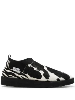 Women Suicoke Animal-print Slip-on Shoes