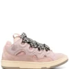Women Lanvin Curb Lace-up Sneakers