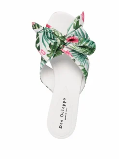 Women Dee Ocleppo Botanical-print Flat Slides -Nike || Ugg || Gucci Shoes Shop 18136356 38667690 1000