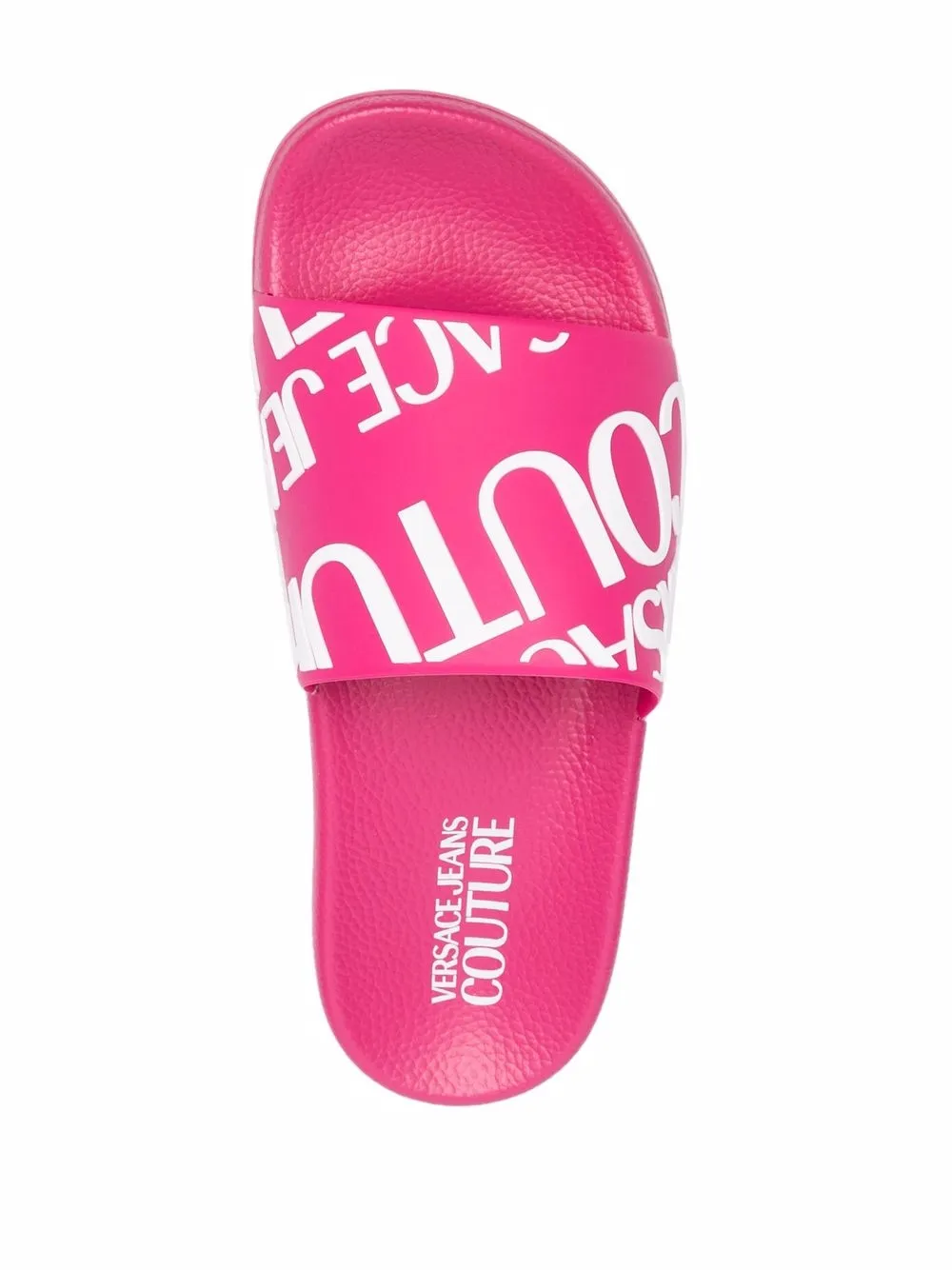 Women Versace Jeans Couture Logo Flat Slides 6 Women Versace Jeans Couture Logo Flat Slides - Image 4