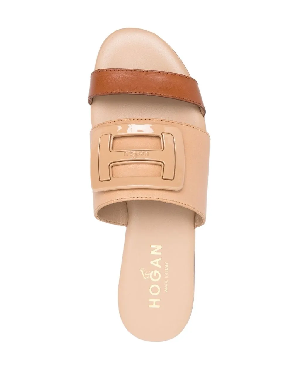 Women Hogan Logo-plaque Open Toe Sandals 6 Women Hogan Logo-plaque Open Toe Sandals - Image 4