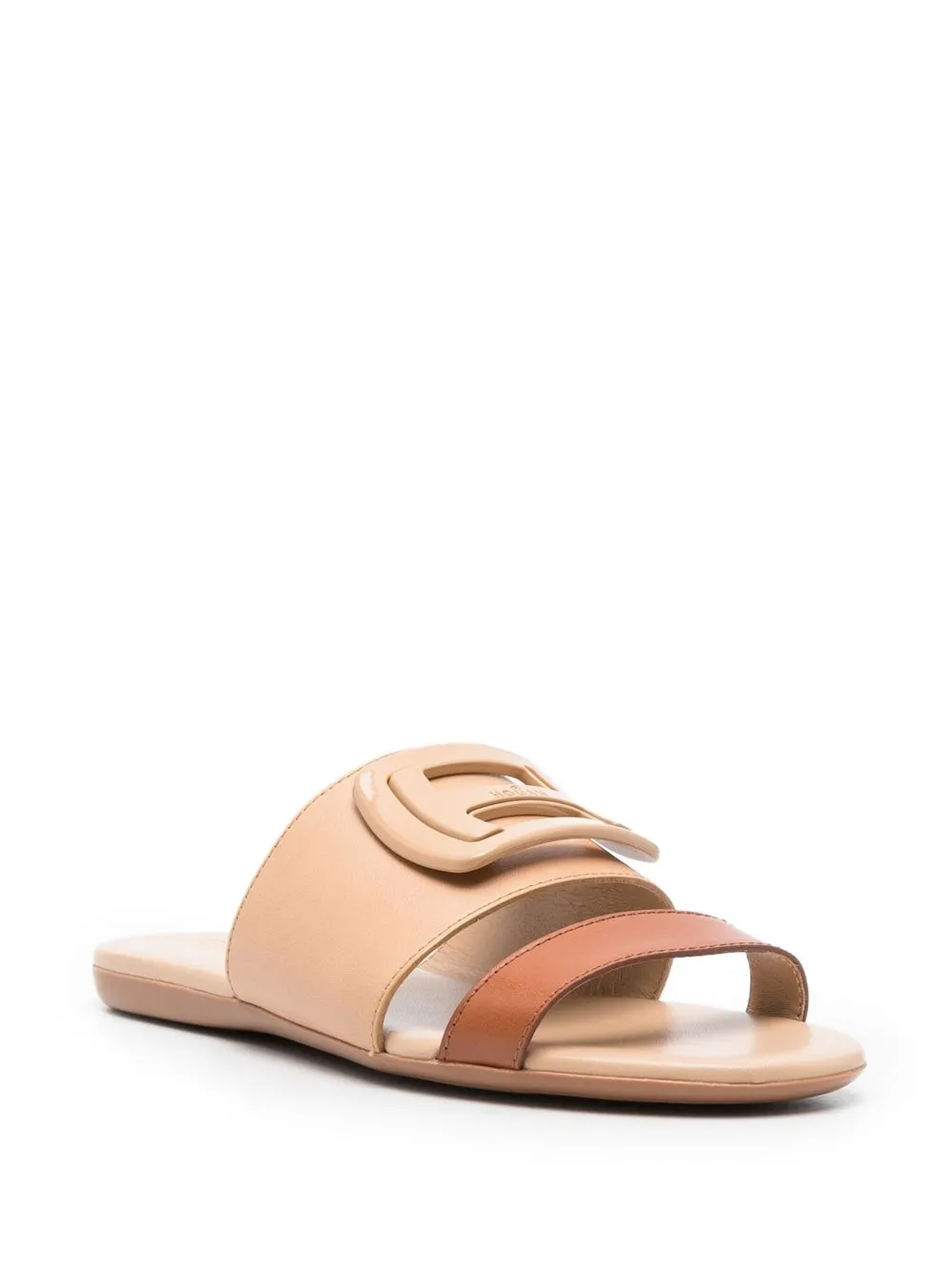 Women Hogan Logo-plaque Open Toe Sandals 4 Women Hogan Logo-plaque Open Toe Sandals - Image 2