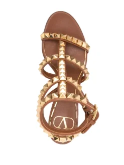 Women Valentino Garavani Rockstud Caged 65mm Sandals -Nike || Ugg || Gucci Shoes Shop 18370569 39532579 1000