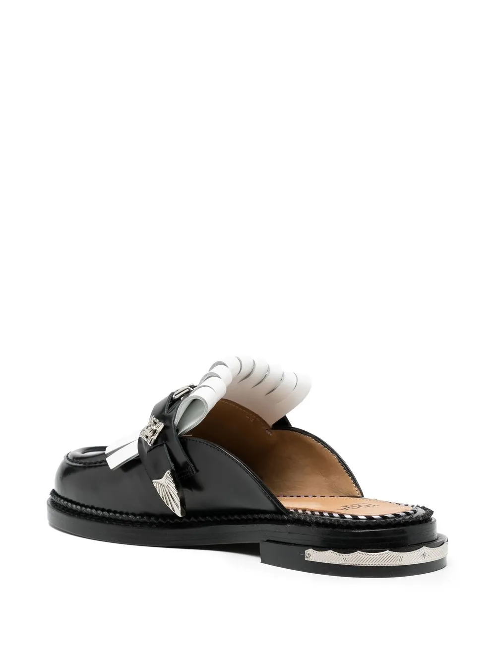 Women Toga Pulla Fringed Logo-plaque Slippers 5 Women Toga Pulla Fringed Logo-plaque Slippers - Image 3