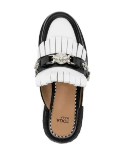 Women Toga Pulla Fringed Logo-plaque Slippers 9 Women Toga Pulla Fringed Logo-plaque Slippers -Nike || Ugg || Gucci Shoes Shop 18373695 39530637 1000