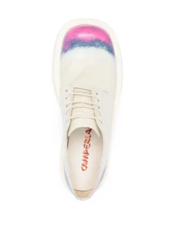 Women CamperLab Distressed-effect Leather Lace-up Shoes -Nike || Ugg || Gucci Shoes Shop 18374183 40209529 1000