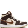Women Jordan Air Jordan 1 Mid SE "Brown Basalt Fleece" Sneakers -Nike || Ugg || Gucci Shoes Shop 18395093 39468694 1000