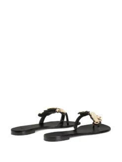 Women Giuseppe Zanotti Cruel Flat Leather Flip-flops -Nike || Ugg || Gucci Shoes Shop 18440422 39905794 1000