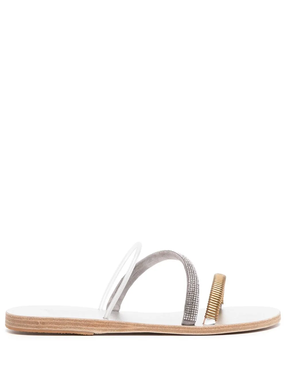 Women Ancient Greek Sandals Polytimi Diamante Slides 3 Women Ancient Greek Sandals Polytimi Diamante Slides