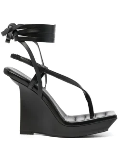 Women GIABORGHINI 130mm Open-toe Wedge Sandals
