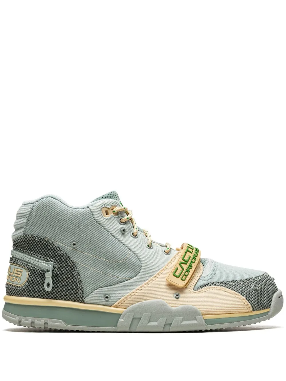 Women Nike X Travis Scott Air Trainer 1 SP "Grey Haze" Sneakers 3 Women Nike X Travis Scott Air Trainer 1 SP "Grey Haze" Sneakers