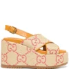 Women Gucci GG Print 105mm Wedge Sandals 1 Women Gucci GG Print 105mm Wedge Sandals -Nike || Ugg || Gucci Shoes Shop 18637822 40519760 1000