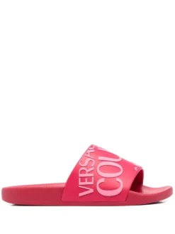 Women Versace Jeans Couture Logo-print Beach Sliders