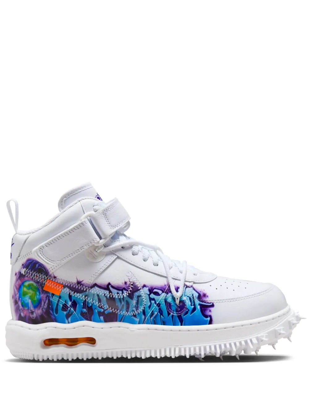 Women Nike X Off-White Air Force 1 Lace-up Sneakers 3 Women Nike X Off-White Air Force 1 Lace-up Sneakers