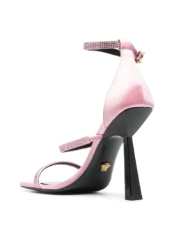 Women Versace Crystal Safety Pin 125mm Sandals -Nike || Ugg || Gucci Shoes Shop 18854429 40994843 1000