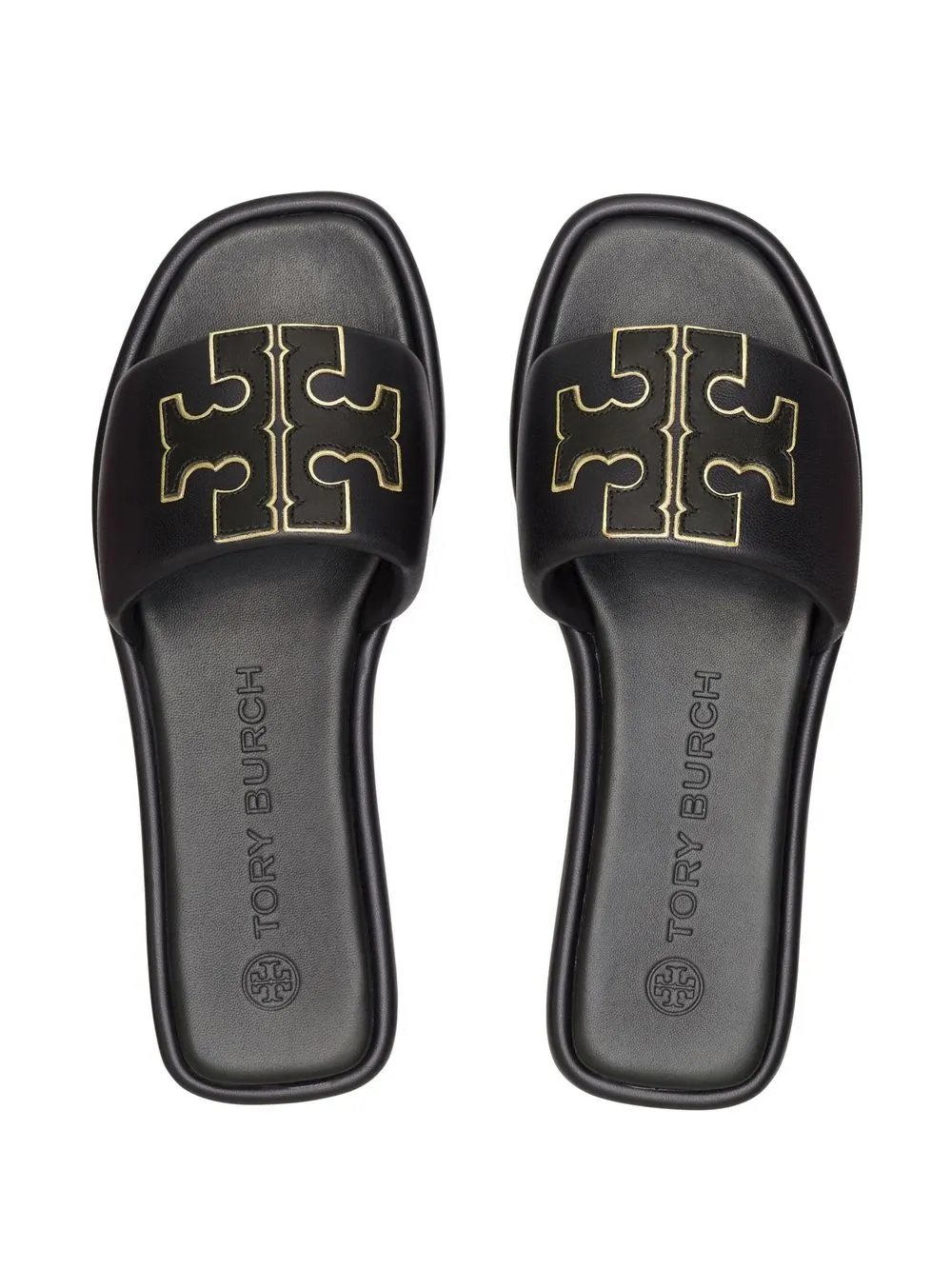 Women Tory Burch Double T Patch Slides 6 Women Tory Burch Double T Patch Slides - Image 4