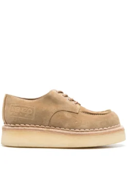 Women Kenzo Lace-up Suede Shoes