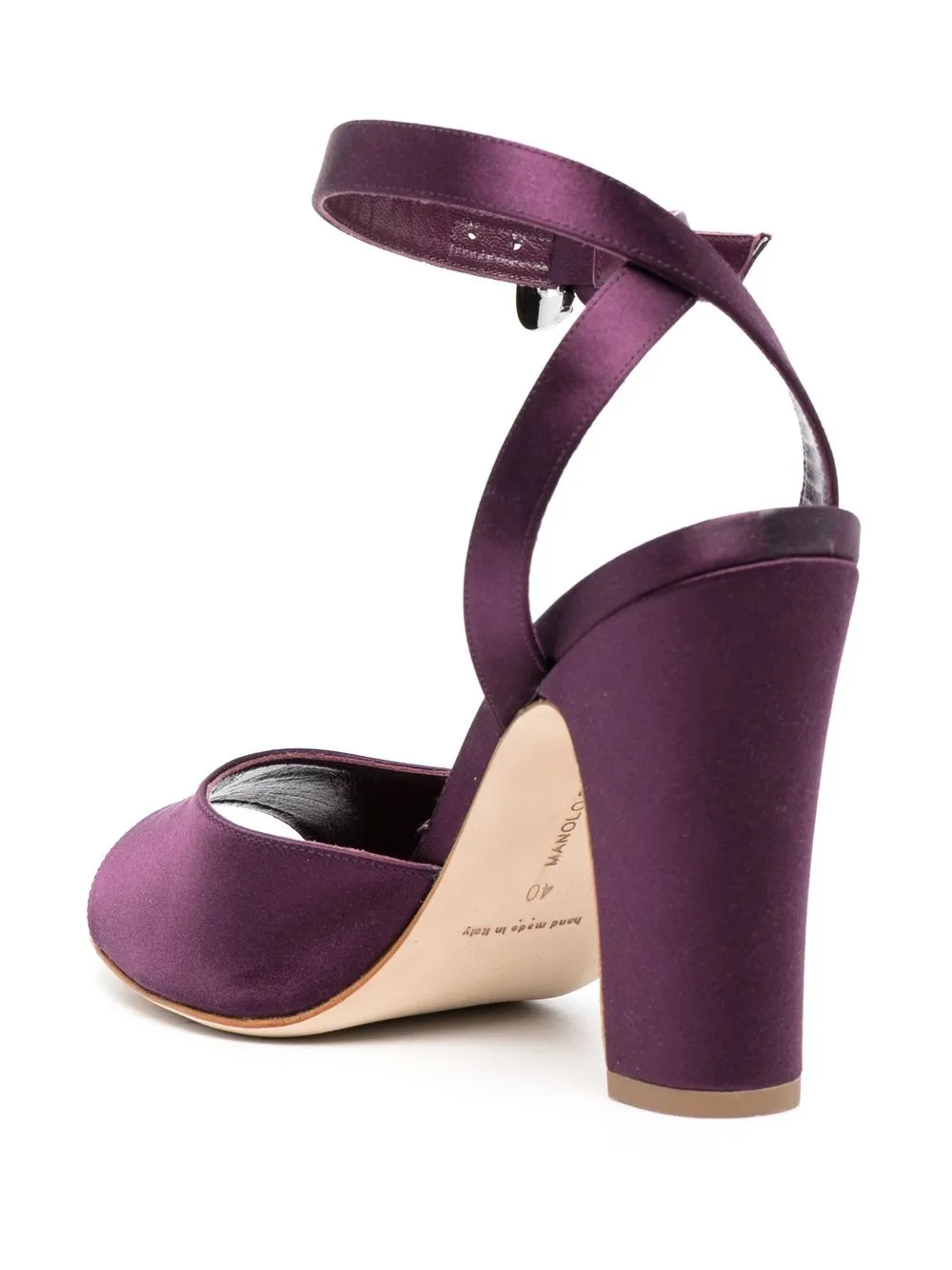 Women Manolo Blahnik 100mm Opne-toe Heeled Sandals 5 Women Manolo Blahnik 100mm Opne-toe Heeled Sandals - Image 3